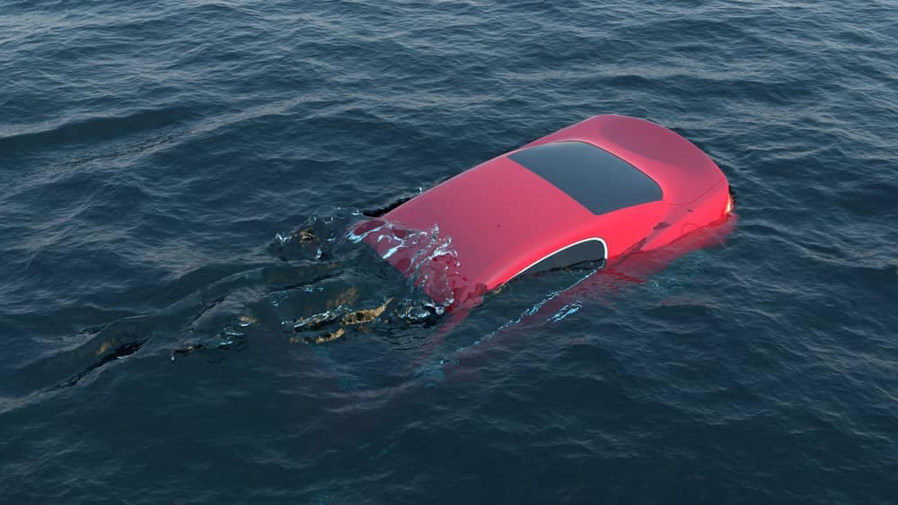 dream of a sinking car